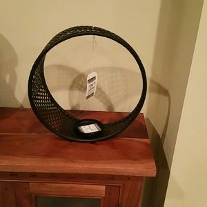 Modern Pillar Candle Holder, NWT